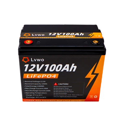 lvwo -12 v 12.8v 100ah pro LifePo4 Lithium Battery